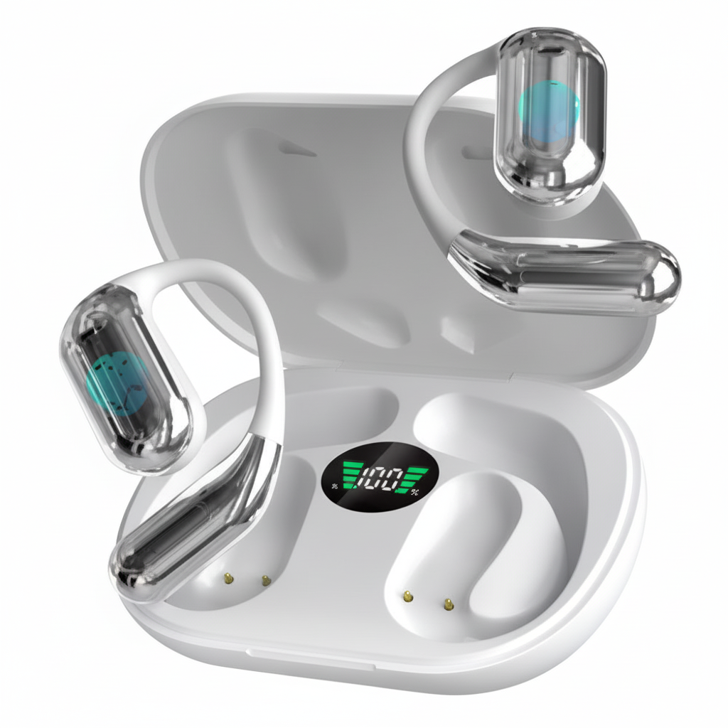 KI Übersetzer Ohrhörer, 144 Sprachen, Geräuschunterdrückung, Bluetooth, sofortiger Übersetzer