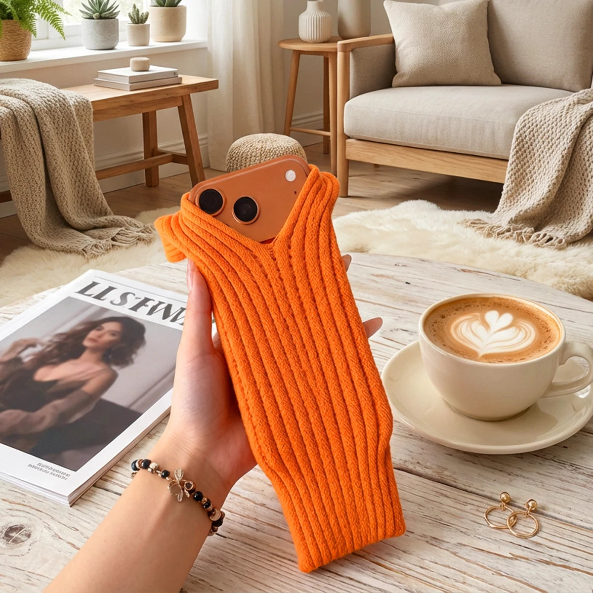 Telefon Tasche Gewebte Tasche Kurze 40 cm Lange 80 cm Mode Zubehör Hohe Gestrickte Handy Mini Tasche