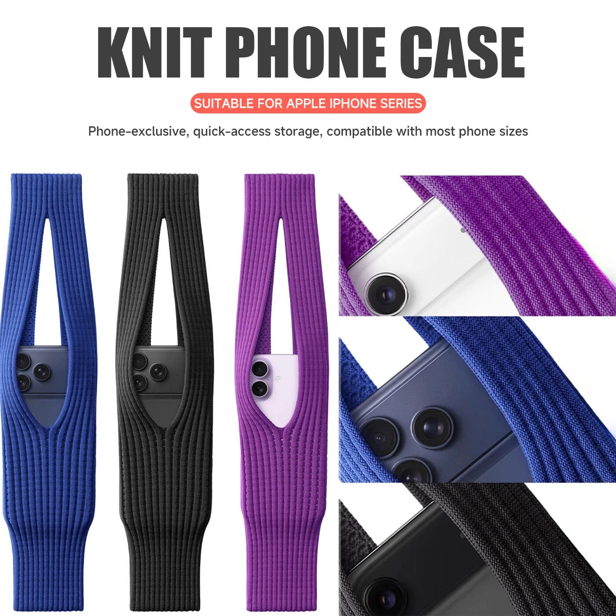 Telefon Tasche Gewebte Tasche Kurze 40 cm Lange 80 cm Mode Zubehör Hohe Gestrickte Handy Mini Tasche